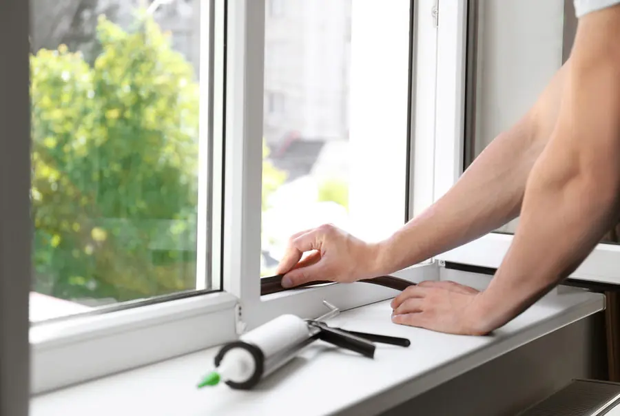 Instalación de una ventana de aluminio